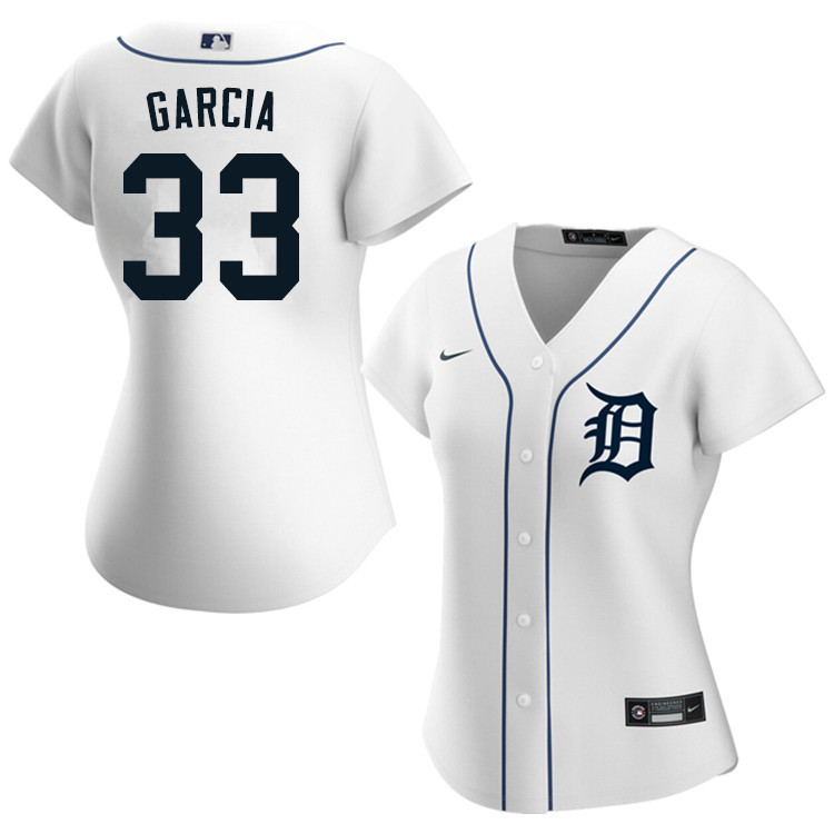 Nike Women #33 Bryan Garcia Detroit Tigers Baseball Jerseys Sale-White